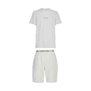 Calvin Klein Underwear Pyžamo krátké šedá / černá