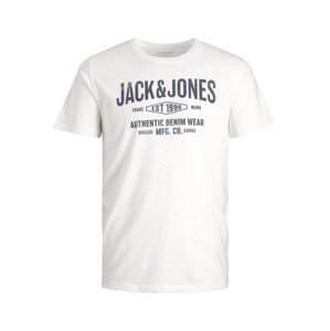 Jack & Jones Junior Tričko chladná modrá / bílá