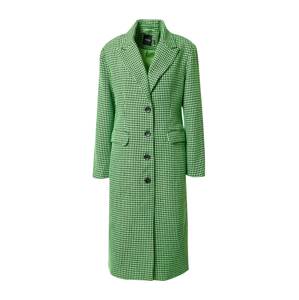 Nasty Gal Přechodný kabát trávově zelená / černá