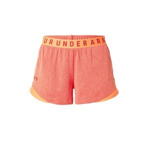 UNDER ARMOUR Sportovní kalhoty 'Play Up'  oranžová / červený melír
