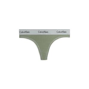 Calvin Klein Underwear Tanga šedá / zelená / černá