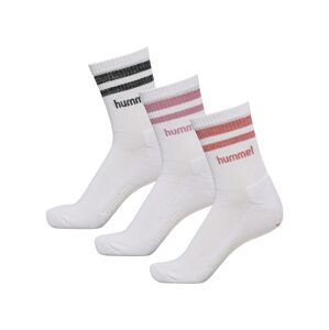 Hummel Sportovní ponožky malinová / červená / černá / bílá