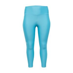 UNDER ARMOUR Sportovní kalhoty aqua modrá / bílá