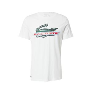 Lacoste Sport Funkční tričko  světlemodrá / tmavě zelená / červená / bílá