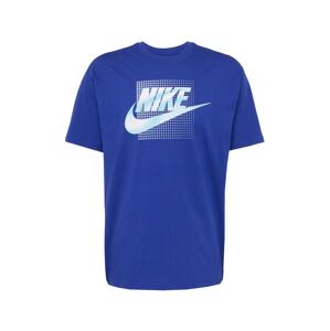 Nike Sportswear Tričko královská modrá / nebeská modř / bílá
