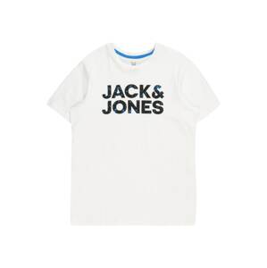 Jack & Jones Junior Tričko 'NEON' modrá / černá / bílá