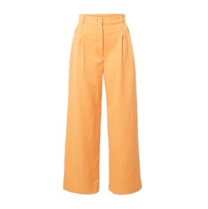 Monki Kalhoty se sklady v pase oranžová