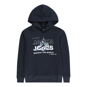 Jack & Jones Junior Mikina 'HUNT' nažloutlá / námořnická modř / světlemodrá / bílá