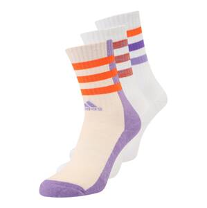 ADIDAS SPORTSWEAR Sportovní ponožky  krémová / fialová / oranžová / bílá