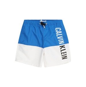 Calvin Klein Swimwear Plavecké šortky modrá / šedá / černá