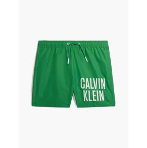 Calvin Klein Swimwear Plavecké šortky 'Intense Power' světle zelená / bílá