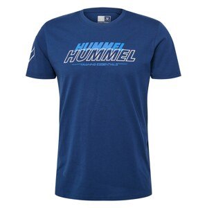 Hummel Funkční tričko 'Jeff' noční modrá / bílá