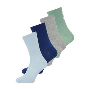 Hummel Sportovní ponožky 'Chevron' světlemodrá / tmavě modrá / šedá / zelená