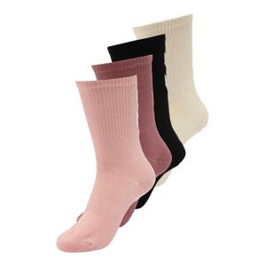 Hummel Sportovní ponožky 'CHEVRON'  světle béžová / růžová / světle růžová / černá