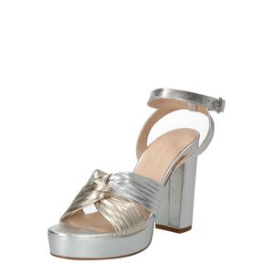 Fabienne Chapot Páskové sandály 'Monica' zlatá / stříbrná