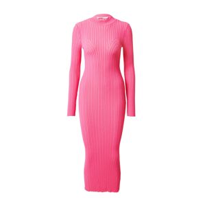 NA-KD Úpletové šaty pink / růžová
