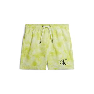 Calvin Klein Swimwear Plavecké šortky limone / pastelově žlutá / černá