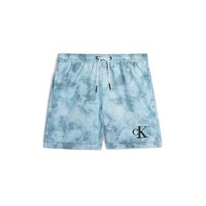 Calvin Klein Swimwear Plavecké šortky opálová / chladná modrá / černá