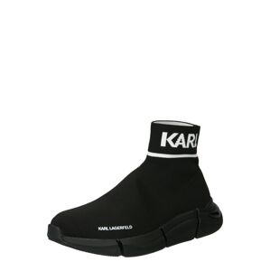Karl Lagerfeld Slip on boty  černá / bílá