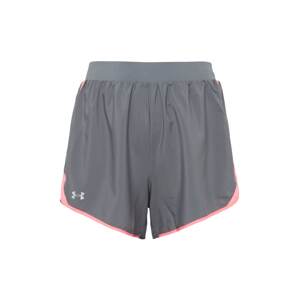 UNDER ARMOUR Sportovní kalhoty šedá / světle šedá / růžová