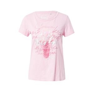 Soccx Tričko pink / růžová / stříbrná