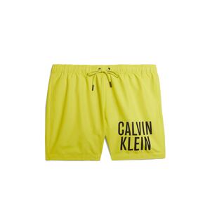 Calvin Klein Underwear Plavecké šortky 'Intense Power' citronová / černá