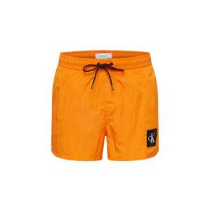 Calvin Klein Swimwear Plavecké šortky tmavě oranžová