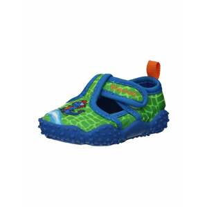 PLAYSHOES Plážová/koupací obuv 'Dino' modrá / zelená / mátová / oranžová