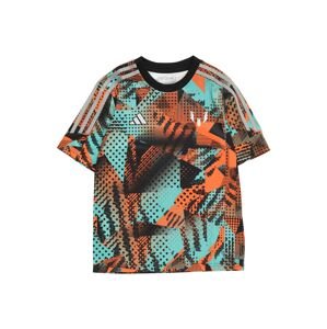 ADIDAS PERFORMANCE Funkční tričko mátová / oranžová / černá / bílá