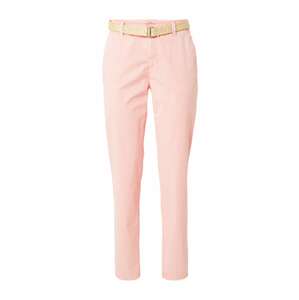 ESPRIT Chino kalhoty starobéžová / růžová
