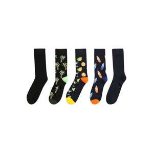Jack & Jones Junior Ponožky 'SUMMER'  marine modrá / mix barev / černá