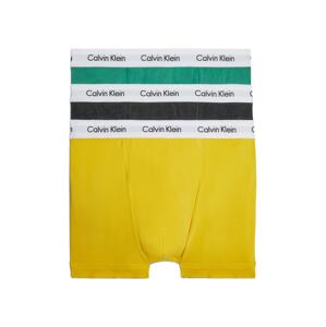 Calvin Klein Underwear Boxerky žlutá / tmavě šedá / nefritová / bílá