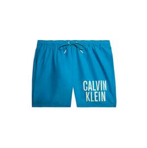 Calvin Klein Underwear Plavecké šortky 'Intense Power' tyrkysová / bílá