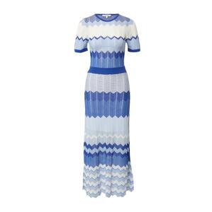 Morgan Úpletové šaty 'RAYA' námořnická modř / indigo / pastelová modrá / bílá