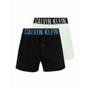 Calvin Klein Underwear Boxerky nebeská modř / pastelově zelená / černá