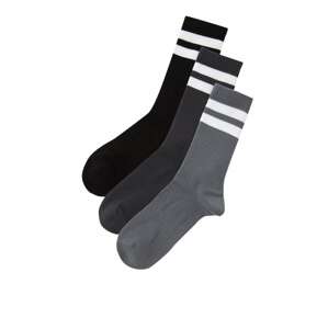 Pull&Bear Ponožky  šedá / tmavě šedá / černá / bílá