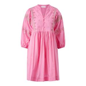 Rich & Royal Košilové šaty khaki / pink / bílá