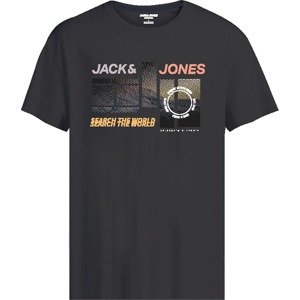 Jack & Jones Junior Tričko 'BOOSTER' žlutá / šedá / oranžová / černá / bílá