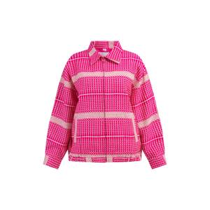 MYMO Přechodná bunda pitaya / pastelově růžová