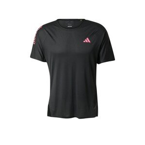 ADIDAS PERFORMANCE Funkční tričko 'Adizero'  pink / černá