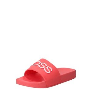 BOSS Kidswear Plážová/koupací obuv oranžově červená / bílá
