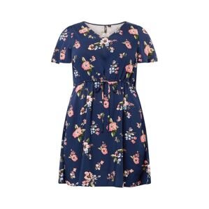 Vero Moda Curve Letní šaty 'Easy' béžová / námořnická modř / zelená / růžová