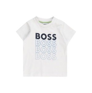 BOSS Kidswear Tričko modrá / námořnická modř / světlemodrá / bílá