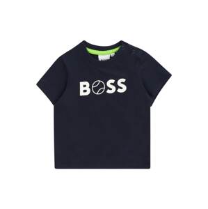 BOSS Kidswear Tričko noční modrá / bílá