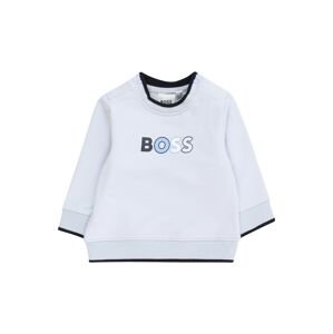 BOSS Kidswear Mikina námořnická modř / nebeská modř / černá / bílá