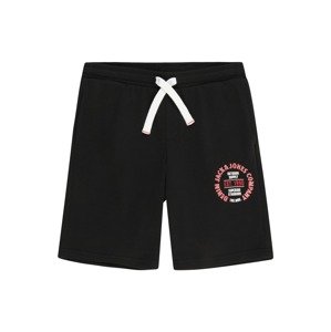 Jack & Jones Junior Kalhoty 'STANDY' červená / černá / bílá
