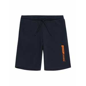 Jack & Jones Junior Kalhoty 'SHEAR' námořnická modř / oranžová