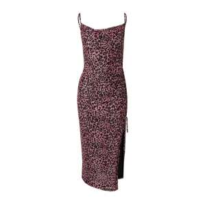 EDITED Letní šaty 'Glenn' pink / černá