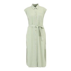 Vero Moda Tall Košilové šaty 'MYMILO' pastelově zelená / bílá