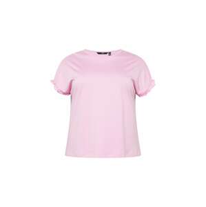Vero Moda Curve Tričko 'DANA' světle růžová